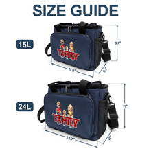 Load image into Gallery viewer, “Family: Together is Our Favorite Place to Be” - Personalized Lunch Bag - A Thoughtful Mother's Day Gift for Mom, Grandma, and Families Lunch Bag, Cooling Tote PopCulturePrints