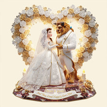Load image into Gallery viewer, “Love's Enchanted Union” - Romantic Wedding Fairy Tales Light Box - Personalized Gift for Couples Light Box PopCulturePrints
