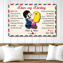 Load image into Gallery viewer, Romantic Personalized Couple Wood Sign - Perfect Gift for Lovers Wood Sign PopCulturePrints