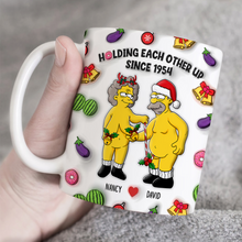 Load image into Gallery viewer, Custom Christmas Mug for Playful Couples | Unique Valentine's Day Gifts Coffee Mug PopCulturePrints