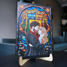 Load image into Gallery viewer, Personalized Magical Couple Wood Sign Wood Sign PopCulturePrints