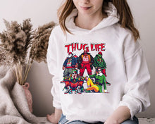 Load image into Gallery viewer, Hip Hop Christmas Crewneck Sweatshirt Shirts PopCulturePrints