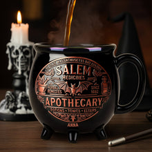 Load image into Gallery viewer, Witch's Brew in Style: Witch Apothecary Cauldron Mug - Personalized Gift for Witch Lovers Cauldron Mug PopCulturePrints