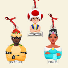 Load image into Gallery viewer, Custom Movie Lover Princess Christmas Ornament Ornament PopCulturePrints
