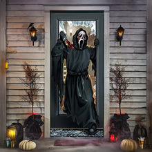 Load image into Gallery viewer, Chucky Horror Door Cover - Halloween Spooky Decor for Horror Fans Door Covers PopCulturePrints