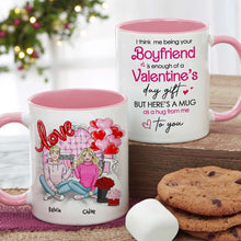 Load image into Gallery viewer, Personalized Romantic Couple Mug - Valentine's Day Gifts Coffee Mug PopCulturePrints