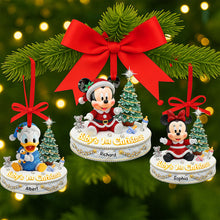Load image into Gallery viewer, Celebrate the Joy, Baby's First Christmas Ornament - Personalized Gifts for Kids Ornament PopCulturePrints