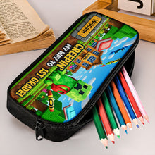 Load image into Gallery viewer, Creepin' My Way to 1st Grade Pencil Case - Personalized Gifts for Kids Pencil Case PopCulturePrints