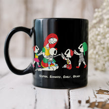 Load image into Gallery viewer, Personalized Horror-Themed Family Coffee Mug: Partners in Crime Coffee Mug PopCulturePrints