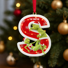 Load image into Gallery viewer, "Celebrate Love This Christmas!" - Custom Alphabet Letter Gifts - A Unique Ornament for Couples, Family & Friends Ornament PopCulturePrints