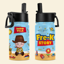 Load image into Gallery viewer, Personalized Pre-K Story Tumbler for Kids Kid Tumbler PopCulturePrints