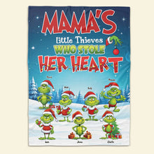 Load image into Gallery viewer, Personalized Christmas Blanket for Grandparents - Heartwarming Family Gift Blanket PopCulturePrints