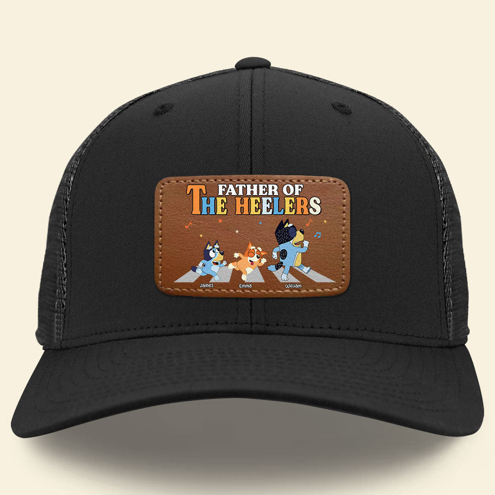 Personalized Father of The Heelers Cap | Custom Bluey Inspired Dad Hat Caps PopCulturePrints