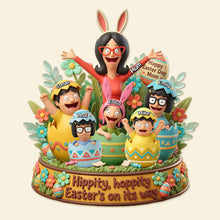 Load image into Gallery viewer, š 'Happy Easter Day, Mom!' - Personalized Acrylic Plaque - Perfect Gift for Mom, Grandma & Loved Ones Shaped Plaques PopCulturePrints