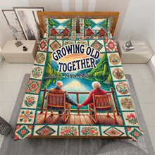 Load image into Gallery viewer, Personalized Growing Old Together Quilt Bedding Set Blanket PopCulturePrints
