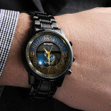 Load image into Gallery viewer, Ignite Your Passion: Welder Men's Watch - Personalized Gift for Him Men's Watch PopCulturePrints