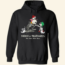 Load image into Gallery viewer, Personalized Father of Nightmares T-Shirt for Dad Shirts PopCulturePrints