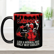 Load image into Gallery viewer, Dadpool Personalized Mug - Custom Psychopath Accent Mug Accent Mug PopCulturePrints