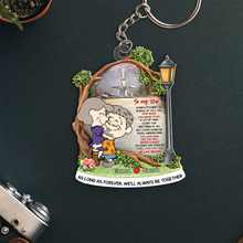 Load image into Gallery viewer, Personalized Keychain Gift for Wife - Heartfelt Love Custom Keyring Keychains PopCulturePrints