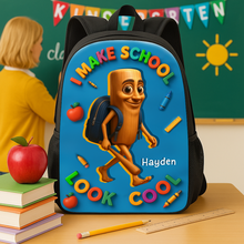 Load image into Gallery viewer, Unlock Creativity: Mindbot Characters Luxury Backpack - Personalized School Bag for Kids Backpack PopCulturePrints