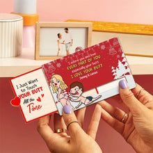 Load image into Gallery viewer, Romantic Personalized Slider Ornament for Couples | Unique Valentine's Day Gifts Ornament PopCulturePrints