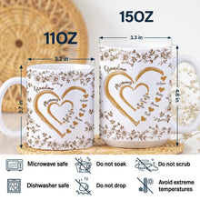 Load image into Gallery viewer, "Love Knows No Bounds" - Personalized Edge-to-Edge Mug, Perfect Gift for Moms and Grandmas Mug PopCulturePrints