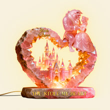 Load image into Gallery viewer, You Stole My Heart - Personalized Fairy Tales Couple Acrylic Light Box Light Box PopCulturePrints