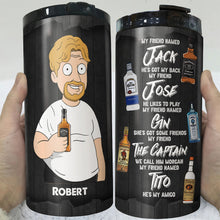 Load image into Gallery viewer, Personalized Drinking Buddy 4-in-1 Cooler Tumbler Can Cooler PopCulturePrints