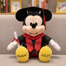 Load image into Gallery viewer, Celebrate Achievement with a Smile - Graduate Shaped Pillow, Personalized Gift for Graduates Pillow PopCulturePrints