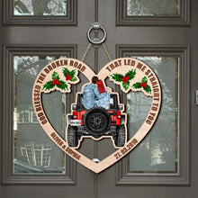 Load image into Gallery viewer, Personalized Heart Shaped Christmas Ornament - Perfect Valentine's Day Gifts for Couples Wood Sign PopCulturePrints