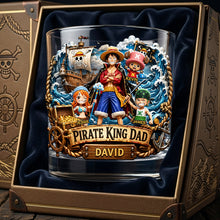Load image into Gallery viewer, "Adventure Awaits: Customizable Pirate King Dad Glass - Perfect Gift for Dads, Grandpas & Adventure Lovers"