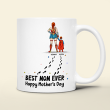 Load image into Gallery viewer, Best Mom Ever - Personalized Coffee Mug for Mother's Day Coffee Mug PopCulturePrints