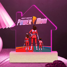 Load image into Gallery viewer, Custom LED Light: Power Mom Tribute Led Night Light PopCulturePrints