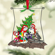 Load image into Gallery viewer, Personalized Family Horror-Themed Christmas Ornament Ornament PopCulturePrints