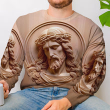 Load image into Gallery viewer, Personalized 3D Jesus Lover Hoodie - Perfect Gift for Easter & Special Occasions AOP Products PopCulturePrints