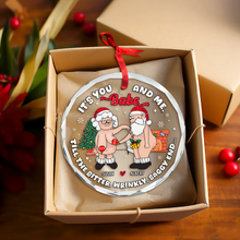 Load image into Gallery viewer, Personalized Funny Couples Christmas Ornament - Unique Valentine's Day Gifts Ornament PopCulturePrints