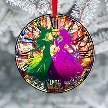 Load image into Gallery viewer, Personalized Christmas Ornament for Best Friends - Witchy Fantasy Ornament PopCulturePrints