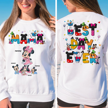 Load image into Gallery viewer, “Best Day Ever - Mama” Personalized Shirt - Perfect Gift for Mom & Grandma Shirts PopCulturePrints