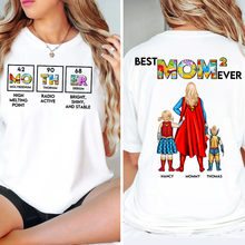 Load image into Gallery viewer, Best Mom Ever - Personalized Gifts For Mom Shirt Shirts PopCulturePrints