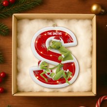 Load image into Gallery viewer, "Celebrate Love This Christmas!" - Custom Alphabet Letter Gifts - A Unique Ornament for Couples, Family & Friends Ornament PopCulturePrints