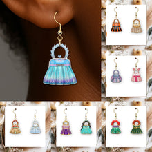 Load image into Gallery viewer, “Every Princess Deserves a Touch of Magic” - Handbag Acrylic Earrings - Personalized Gift for Princess Lovers Earrings PopCulturePrints