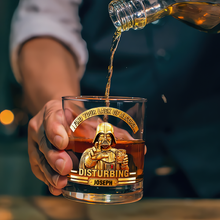 Load image into Gallery viewer, I Find Your Lack of Alcohol Disturbing - Cosmic Guardian Drinking Glass - Personalized Gift for Him Whiskey Glass PopCulturePrints