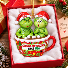 Load image into Gallery viewer, Growing Old Together - Personalized Hot Chocolate Cup Ornament for Couples Ornament PopCulturePrints