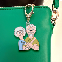 Load image into Gallery viewer, Personalized Hugging Couple Keychain | Unique Valentine's Day Gifts for Couples Keychains PopCulturePrints