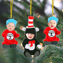 Load image into Gallery viewer, Personalized Baby's First Christmas Ornament - Dr. Seuss Theme Ornament PopCulturePrints