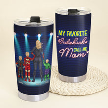 Load image into Gallery viewer, Personalized Super Mom and Kids Tumbler Tumbler Cup PopCulturePrints