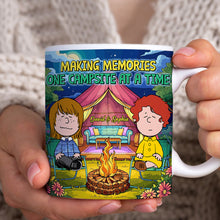Load image into Gallery viewer, Personalized Camping Couples Coffee Mug - Making Memories Together Coffee Mug PopCulturePrints
