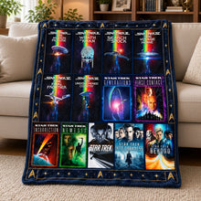 Load image into Gallery viewer, “Embark on a Cosmic Journey” - Retro Space Adventure Blanket - Personalized Gift for Space Lovers