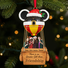 Load image into Gallery viewer, There is no Greater Gift than Friendship - Personalized Photo Ornament for Christmas Ornament PopCulturePrints