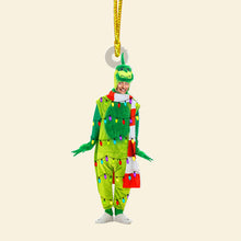 Load image into Gallery viewer, Custom Holiday Grinch Photo Christmas Ornament Ornament PopCulturePrints